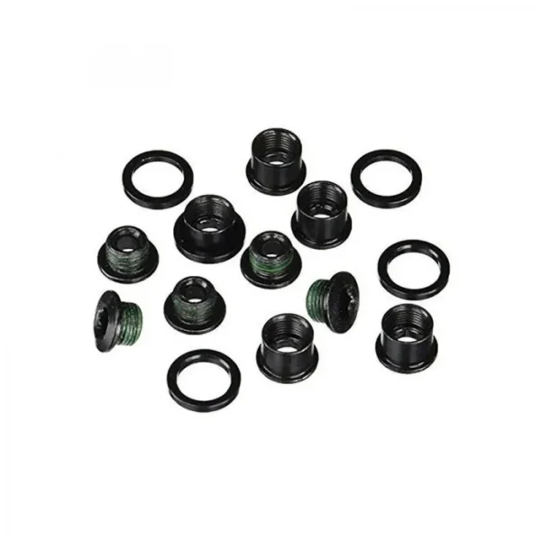 Kit 5 vis cheminée Truvativ et rondelles noir