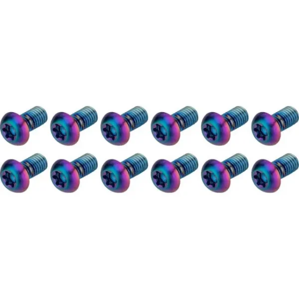 Kit de visserie titane rainbow Sram pour disques 6 trous