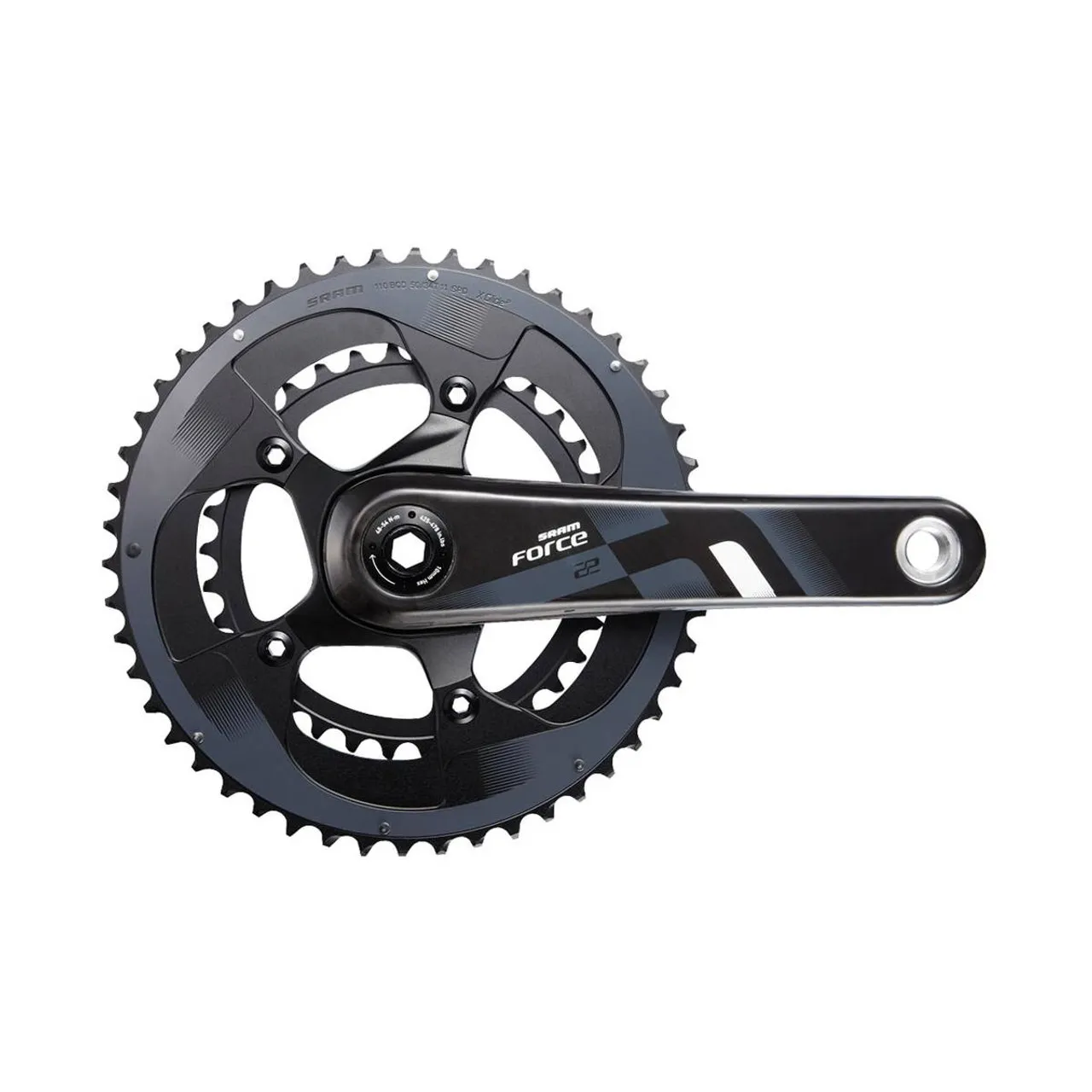 Pédalier Sram Force 34-50 dents 172.5mm 1 Pédalier Sram Force 34-50 dents 172.5mm