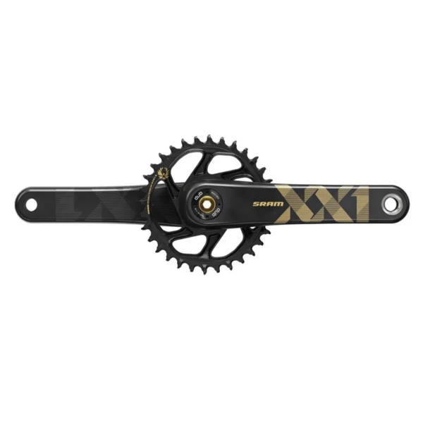 Pédalier Sram XX1 12v 34 dents 170mm (Noir / Or)