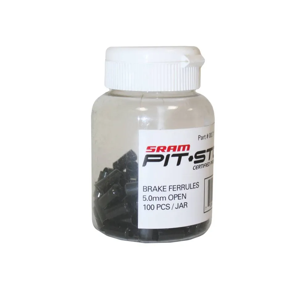 Pot de 100 embouts de frein noir Sram 1 Pot de 100 embouts de frein noir Sram