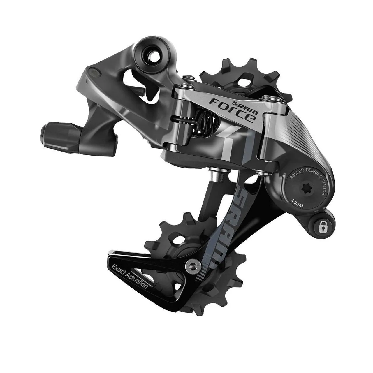 Dérailleur arrière Sram Force 11v chape moyenne 1 Dérailleur arrière Sram Force 11v chape moyenne