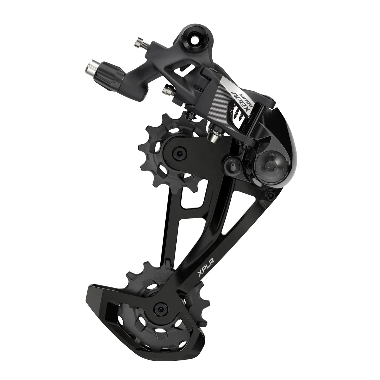 Dérailleur arrière Sram Apex XPLR 12v chape moyenne mécanique 1 Dérailleur arrière Sram Apex XPLR 12v chape moyenne mécanique
