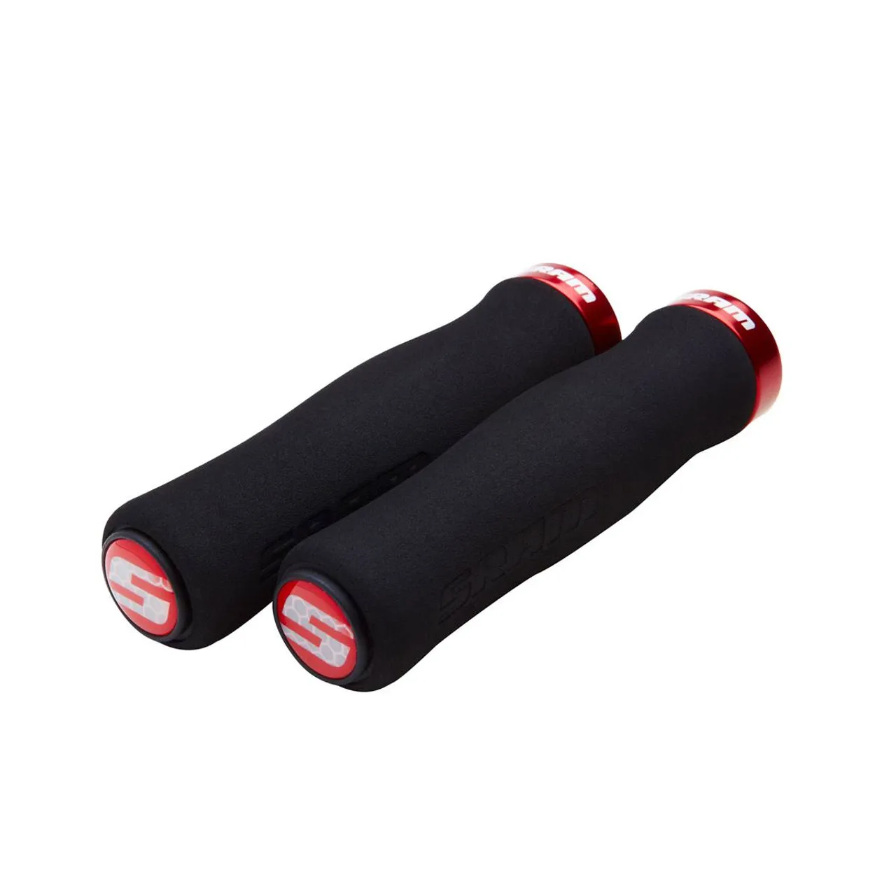 Poignées Sram Foam Locking Grips 129mm noir 1 Poignées Sram Foam Locking Grips 129mm noir