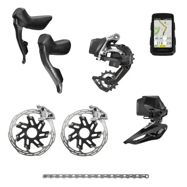 Mini groupe double plateau Sram Red avec Hammerhead Karoo