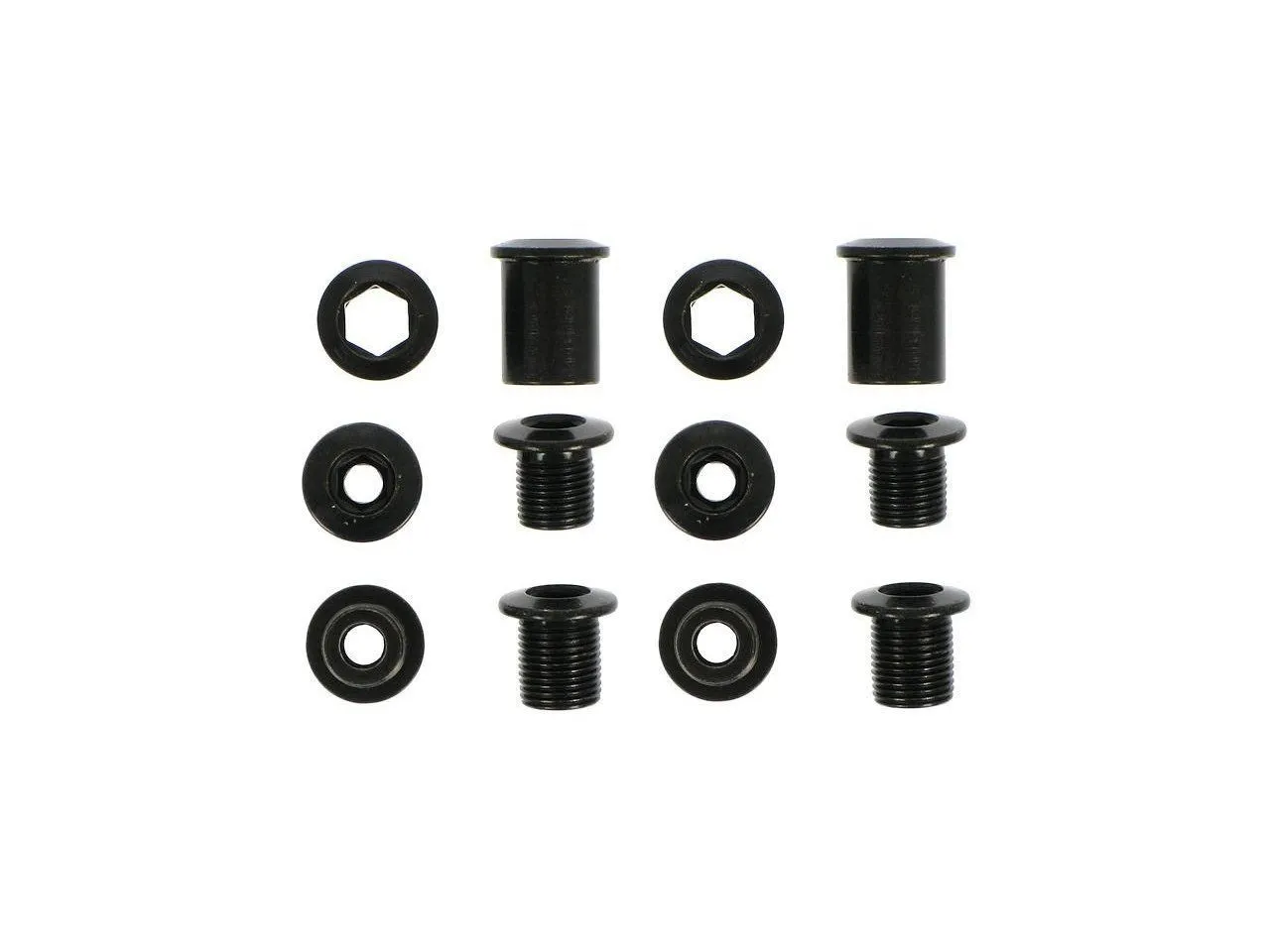Kit 4 vis cheminée Truvativ noir 1 Kit 4 vis cheminée Truvativ noir