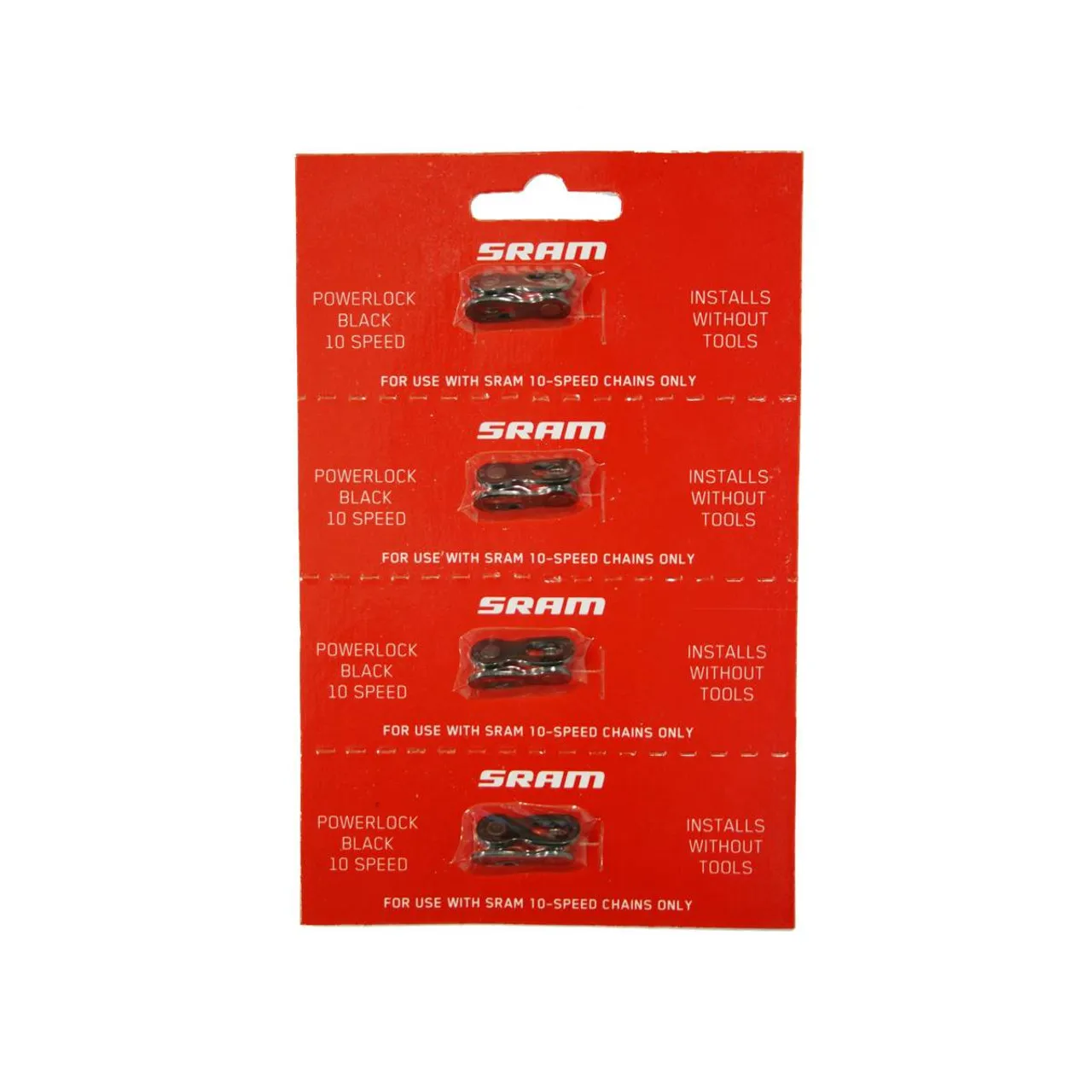 Lot de 4 attaches rapides Sram Powerlock 10v 1 Lot de 4 attaches rapides Sram Powerlock 10v