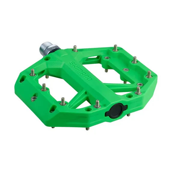 Paire de pédales plates Shimano PD-GR400 vert