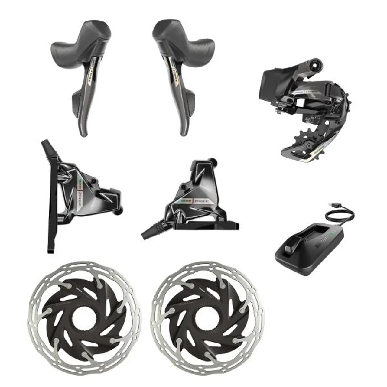 Mini groupe mono plateau Sram Force 1 Mini groupe mono plateau Sram Force