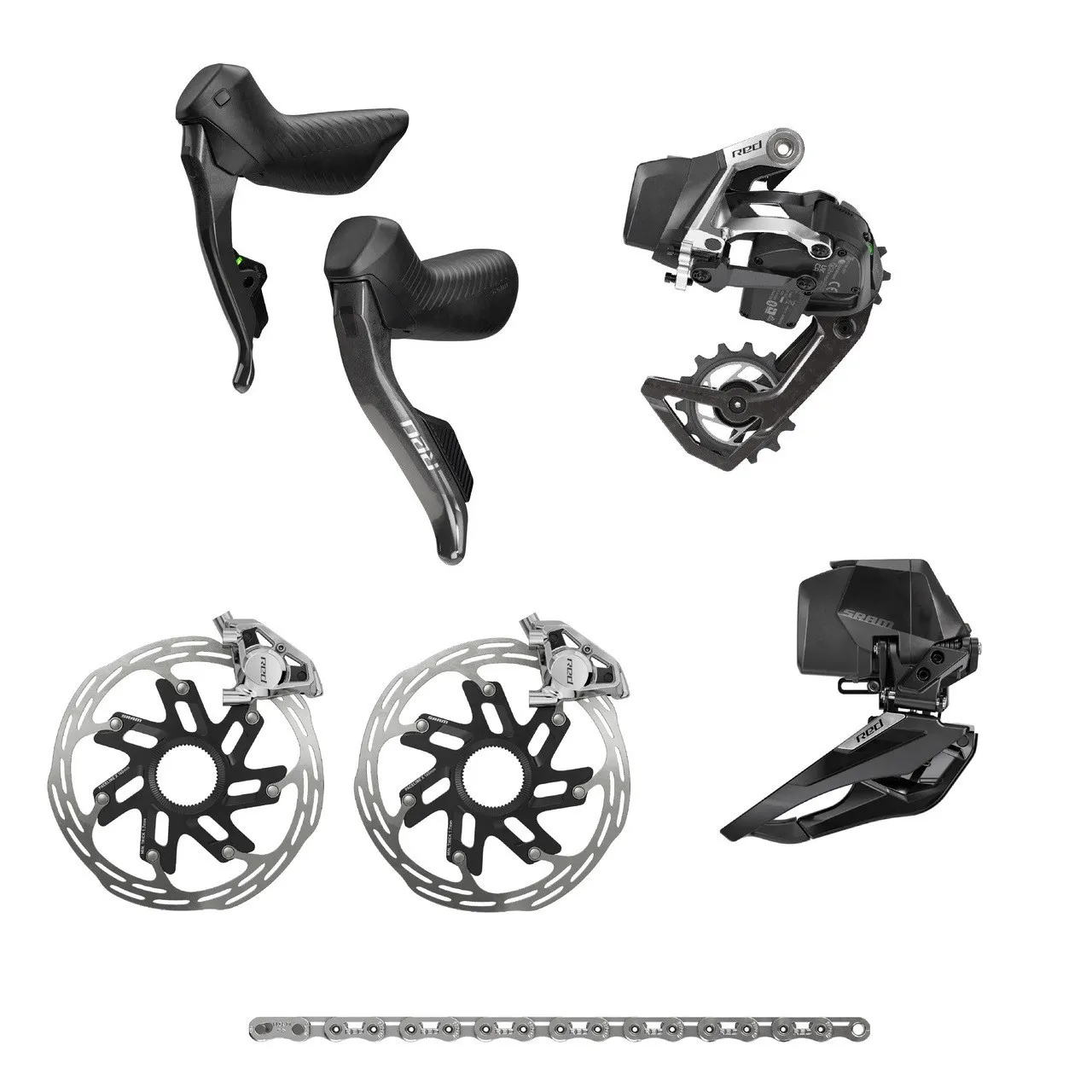Mini groupe double plateau Sram Red 1 Mini groupe double plateau Sram Red