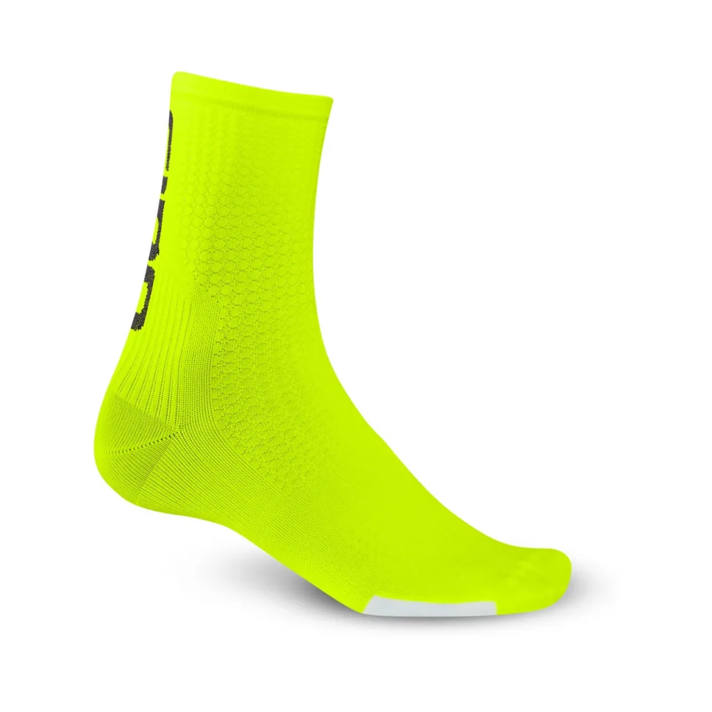 Chaussettes Giro HRC Team jaune et noir 46-48