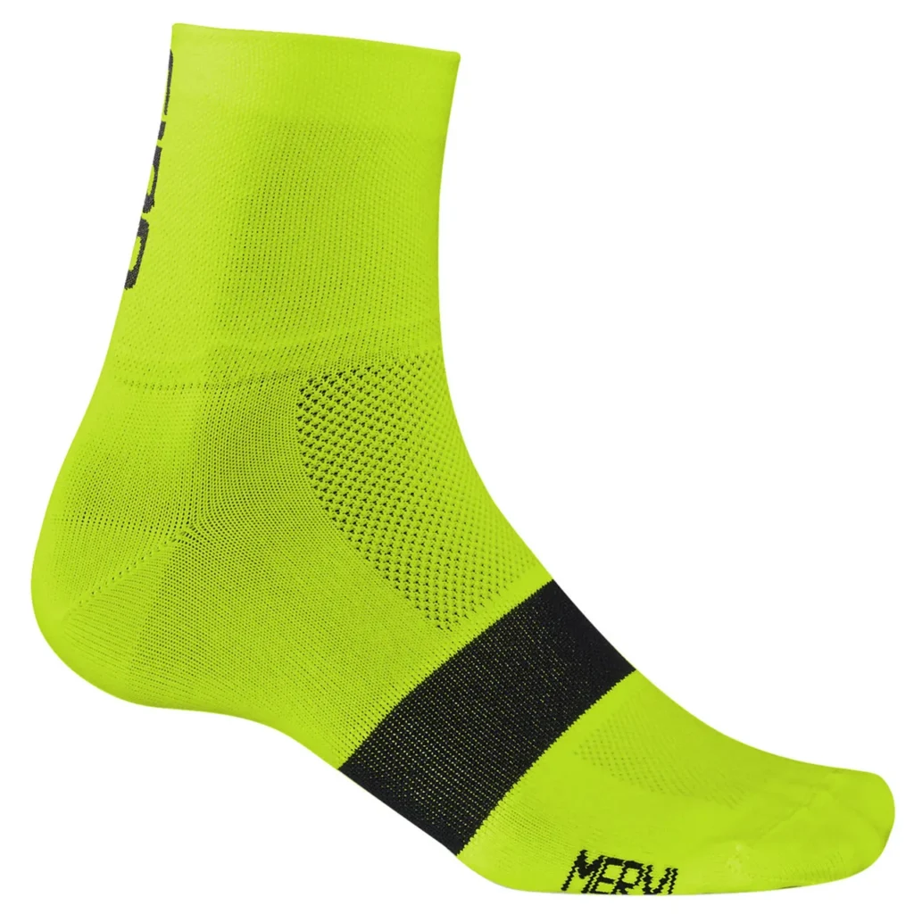 Chaussettes Giro Classic Racer noir et jaune 36-39