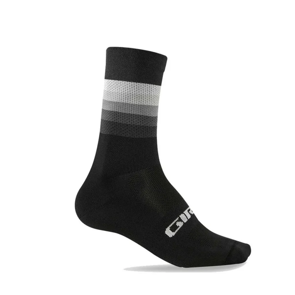 Chaussettes Giro Comp High Rise noir et blanc 40-42