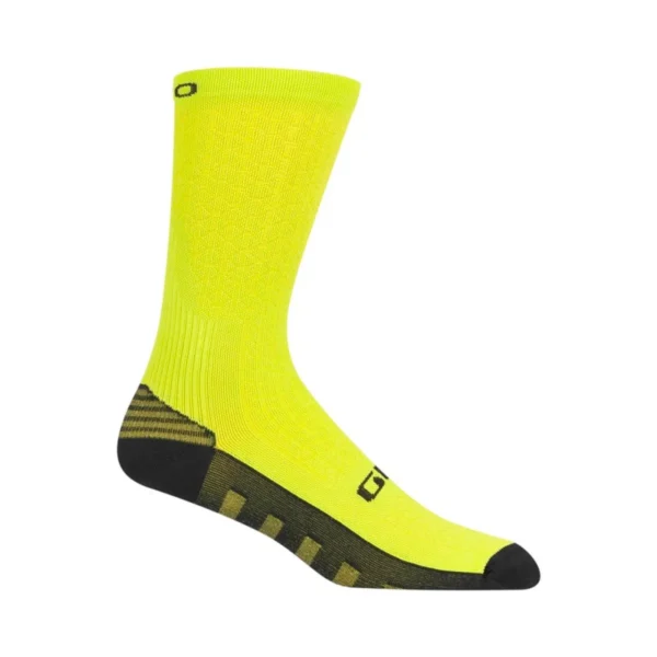 Chaussettes Giro HRC+ Grip noir et jaune 36-39