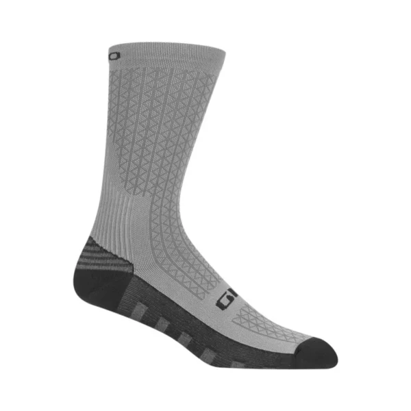 Chaussettes Giro HRC+ Grip gris et noir 36-39