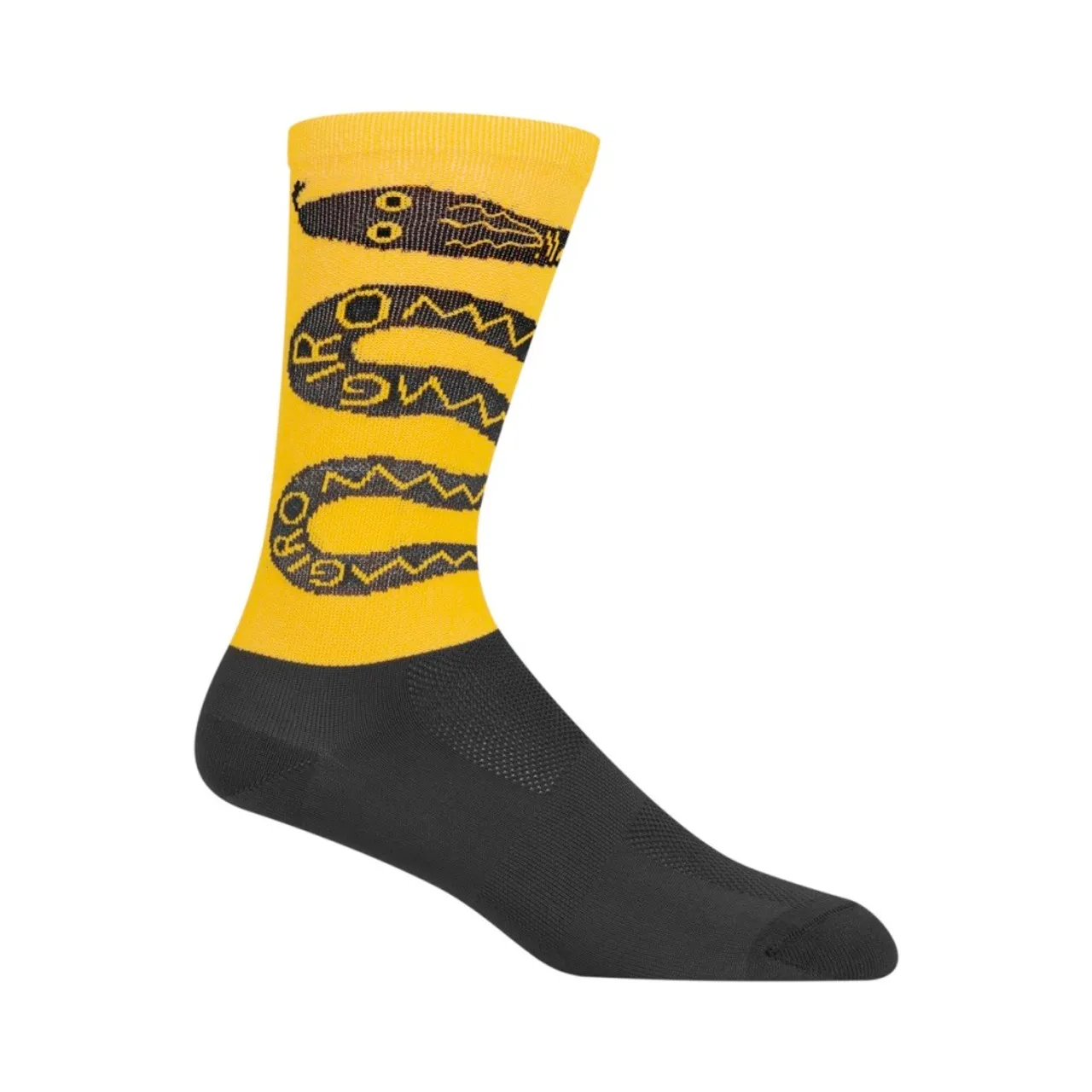 Chaussettes Giro Comp High Rise noir et jaune 36-39 1 Chaussettes Giro Comp High Rise noir et jaune 36-39