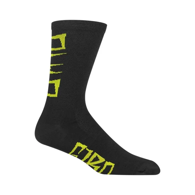 Chaussettes Giro Seasonal Merino Wool noir et jaune 36-39