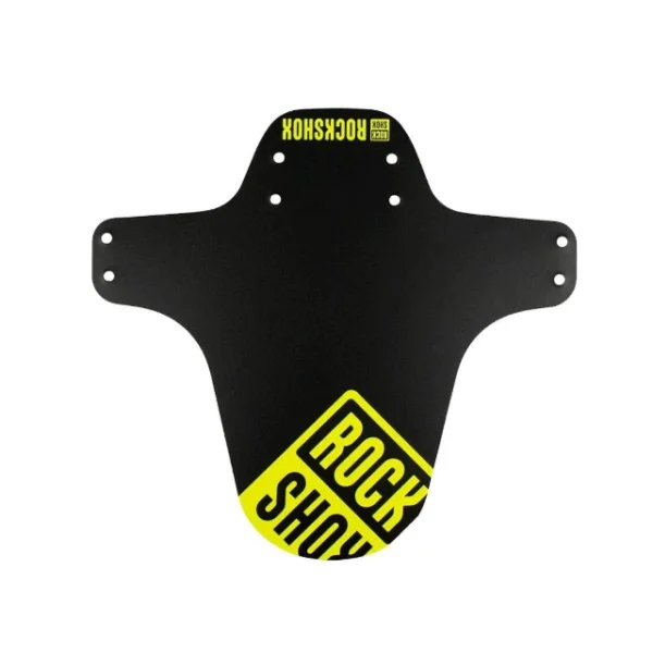 Garde-boue Rockshox pour fourches VTT noir et jaune