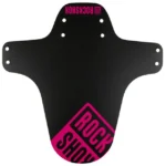 Garde-boue Rockshox pour fourches VTT noir et rose