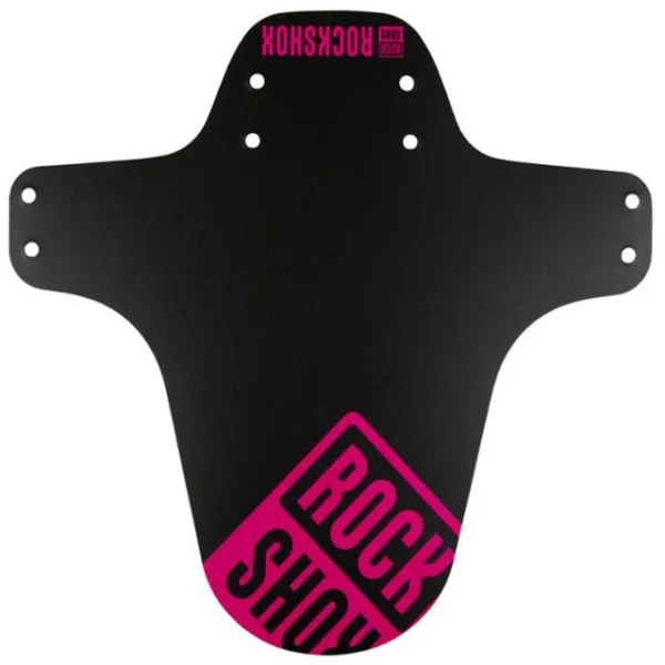 Garde-boue Rockshox pour fourches VTT noir et rose