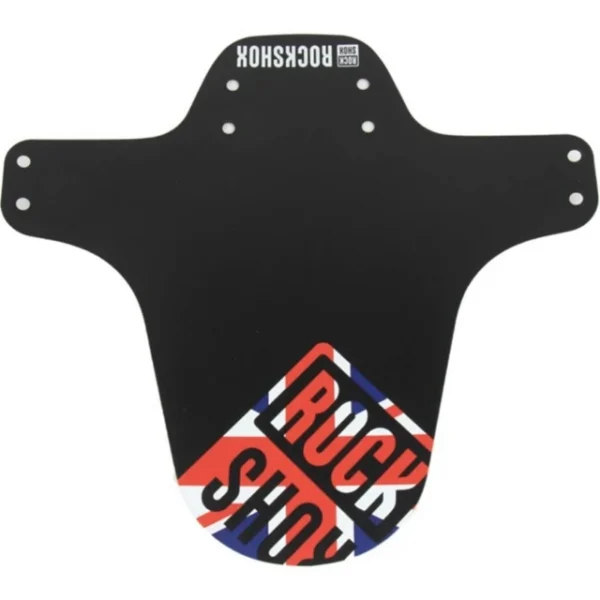 Garde-boue Rockshox pour fourches VTT noir et drapeau UK