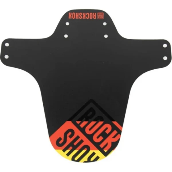 Garde-boue Rockshox pour fourches VTT noir et drapeau Allemagne