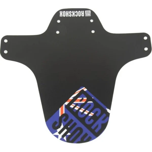 Garde-boue Rockshox pour fourches VTT noir et drapeau Australie
