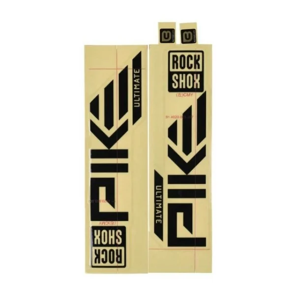 Autocollants Rockshox Pike Ultimate noir