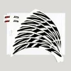 Kit de stickers pour une roue Zipp 808 noir mat 3