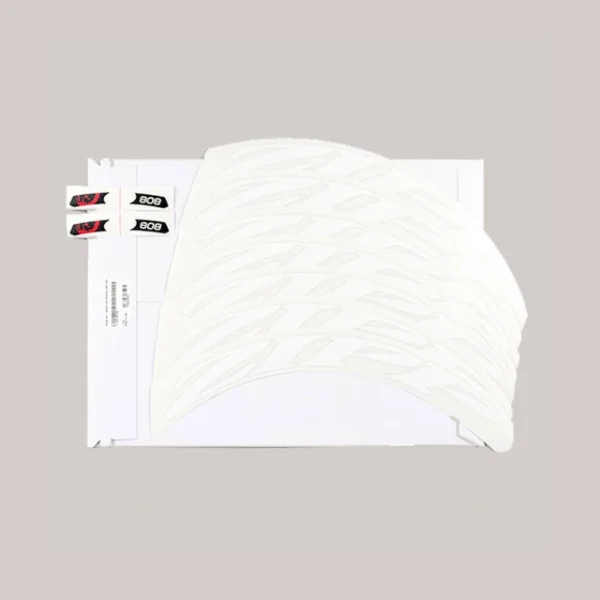 Kit de stickers pour une roue Zipp 808 blanc mat
