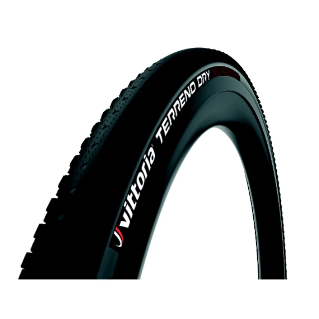 Pneu souple cyclo-cross Vittoria Terreno Dry 700x31c gris et noir