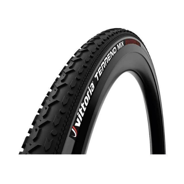 Pneu souple cyclo-cross Vittoria Terreno Mix 700x31c gris et noir