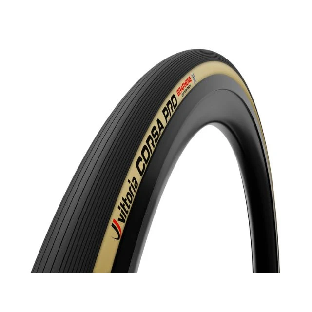 Pneu souple route Vittoria Corsa Pro 700x32c beige et noir