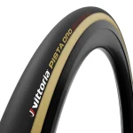 Pneu souple piste Vittoria Pista Oro 700x23c TLR beige et noir