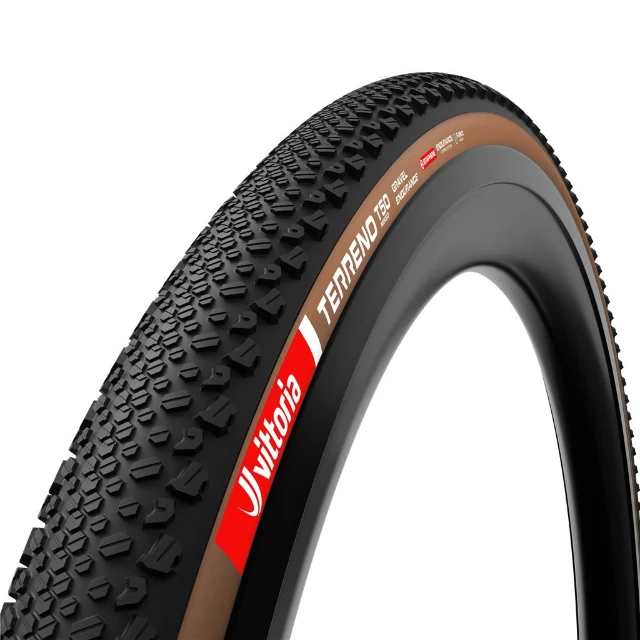 Pneu souple gravel Vittoria Terreno Pro T50 Endurance 700x40c marron et noir