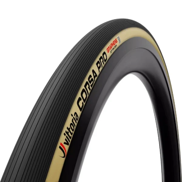 Pneu souple route Vittoria Corsa Pro TLR Wide Rim 700x29c beige et noir