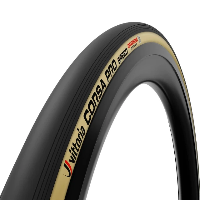 Pneu souple route Vittoria Corsa Pro Speed TLR Wide Rim 700x29c beige et noir