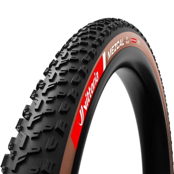 Pneu souple VTT Vittoria Mezcal Race 29x2.25 marron et noir