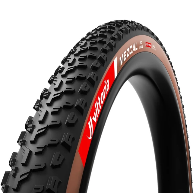 Pneu souple VTT Vittoria Mezcal Race 29x2.25 marron et noir