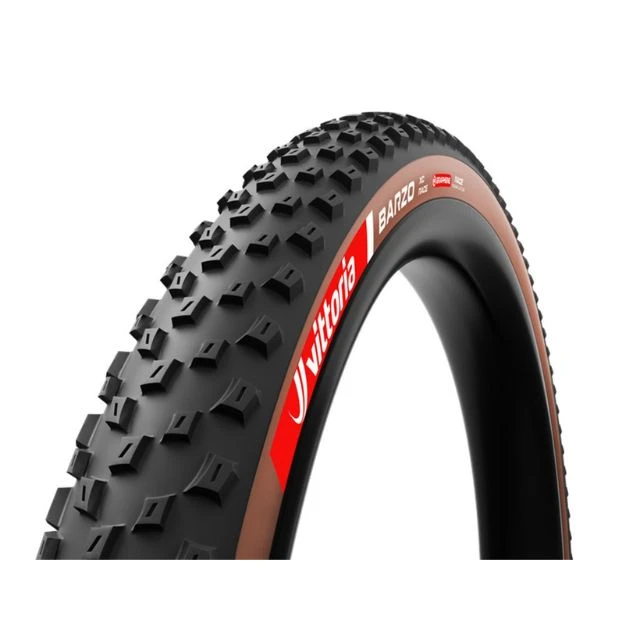 Pneu souple VTT Vittoria Barzo XC Race 29x2.25 marron et noir