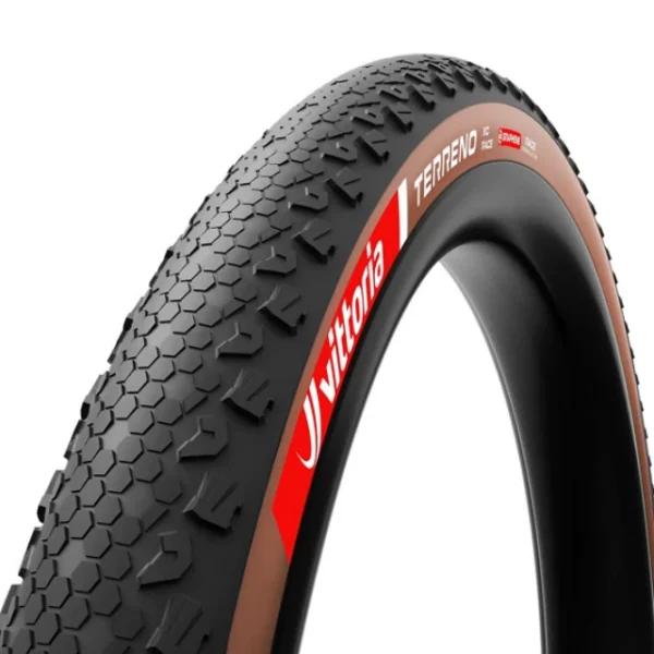 Pneu souple VTT Vittoria Terreno XC Race 29x2.4 marron et noir