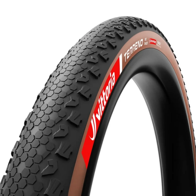 Pneu souple VTT Vittoria Terreno XC Race 29x2.4 marron et noir