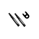 Paire de prolongateurs de valve Vittoria Aluminium 30mm noir