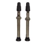 Paire de valves Tubeless Vittoria 60mm argent