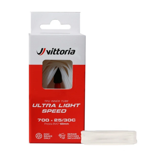 Chambre à air Vittoria Ultralight TPU 700x25/30 presta 60mm