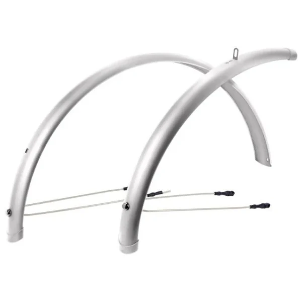 Paire de garde-boue Contec Splash 28" Argent