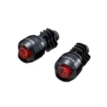 Paire d'éclairages d'embouts de cintre CatEye ORB rouge