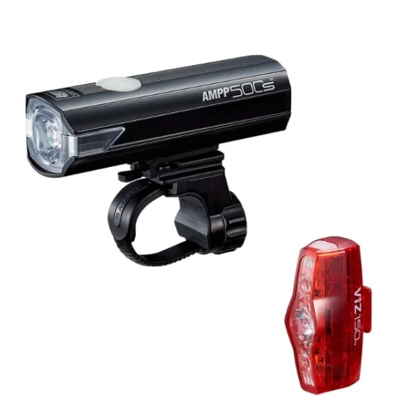 Pack d'éclairage arrière et avant CatEye AMPP 500S et ViZ 150