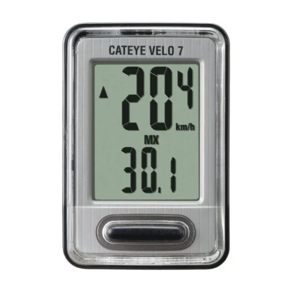 Compteur de vitesse filaire CatEye Velo 7 gris