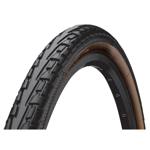 Pneu rigide ville Continental Ride Tour 700x47C marron et noir